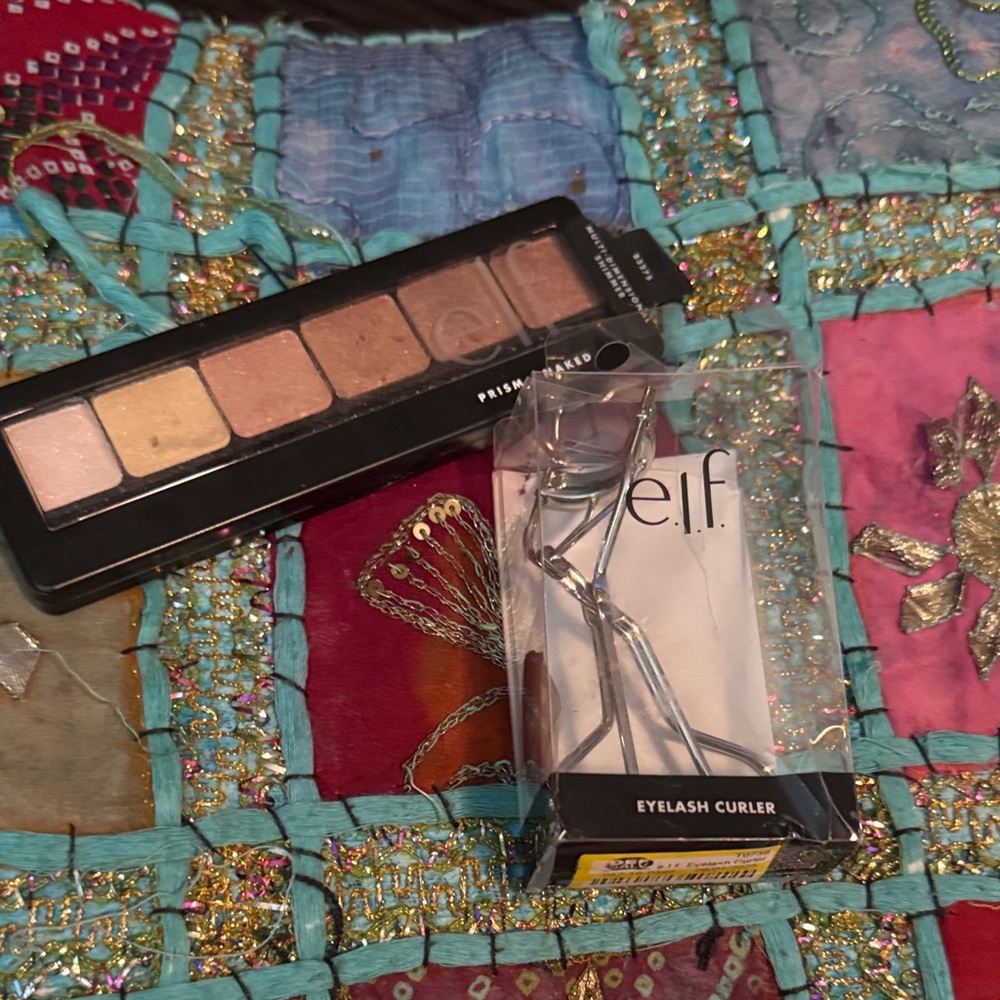 ELF Eyelash Curler – Silver And ELF Eyeshadow